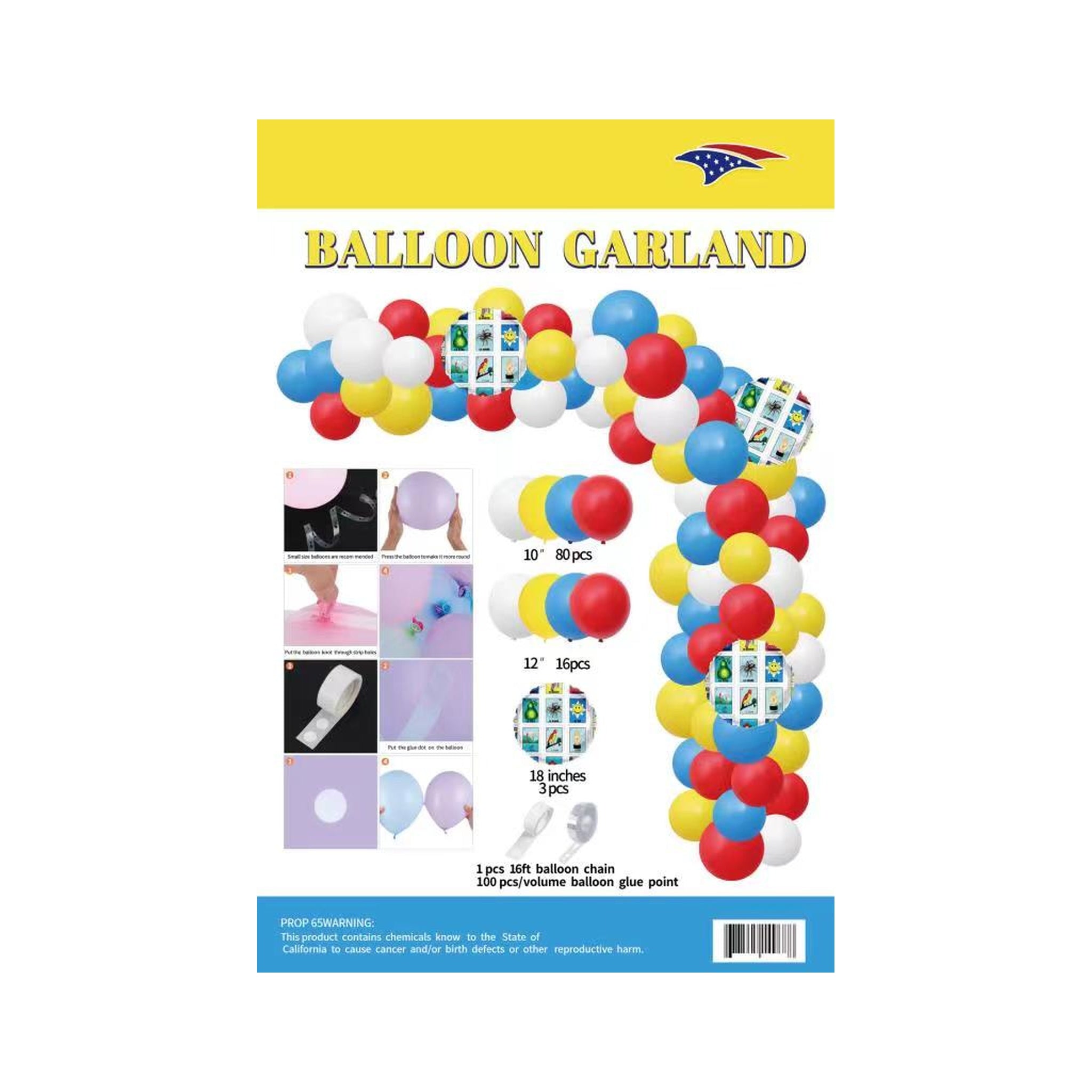 Balloon Garland Card Game 60/case